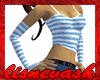 ��� Blue/White Top w/Fin
