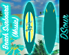 Caribbean paradise Surfboard (Bluegreen)