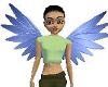 Blue Cherub Wings