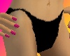 Jet Black Bikini Bottoms