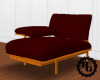 RG Deep Red Chaise Lounge