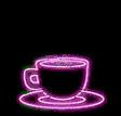 Neon Cup of Coffeee