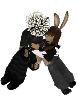 Me holding my Bunny love :3 - 