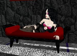 Me @ One Of My Friend's Clubs - Gettin my goth on, lol