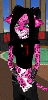 the "gothic" pink panther :D - 