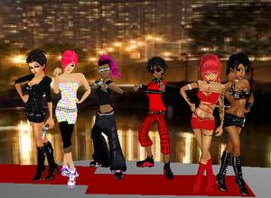  - Group photo, some girl in black we picked up lol, Luci, Me, Tay, Power & My twin...@ Zen lounge...Damn we look hot lol...
