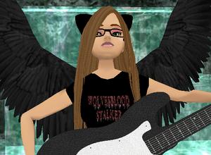 Rocking out! ^^ - Shirt - "WolvesBlood Stalker"