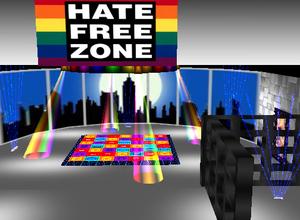 Enter Hate Free Zone 3D chat room