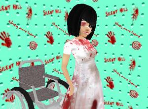 Patient Suzanne - Little me as patient in Brookhaven Hospital.
From the Silent Hill series.