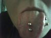 My tongue rongs and my lip ring on the right - 