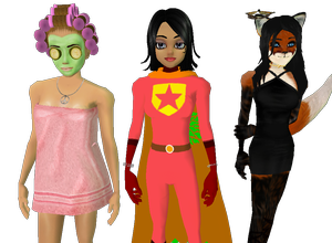 me, jazzabella, littlepetal - 