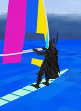 the dark lord goes windsurfing - 
