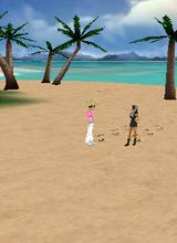 beach jumping with Gia - 