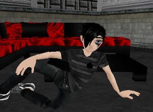 Enter gothic-vampire-emo Sanctuary 3D chat room
