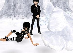 Enter Emo snow day 3D chat room