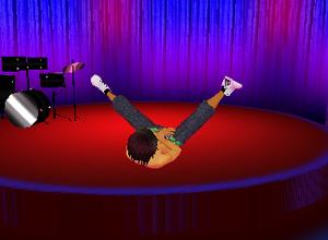  - breakdancing / massaging my dick LOL