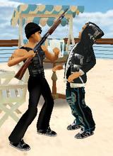  - Me arresting some gangsta.