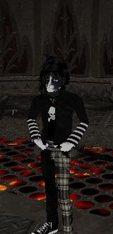 my outfit: emo cat - 