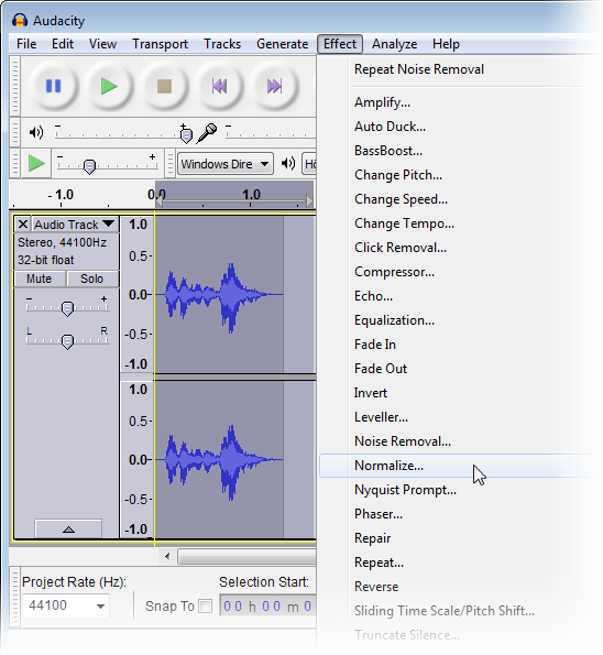 Now it is time to export your audio file to an oggfile.