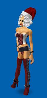 xmas lingerie silver